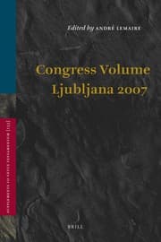 Tapa de Congress volume Ljubljana 2007