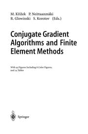 Tapa de Conjugate Gradient Algorithms and Finite Element Methods