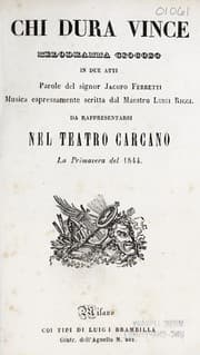 Tapa de Chi dura vince