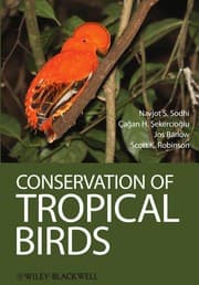 Tapa de Conservation of tropical birds