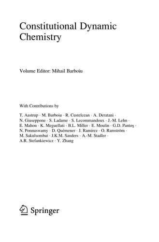 Tapa de Constitutional Dynamic Chemistry