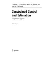 Tapa de Constrained control and estimation