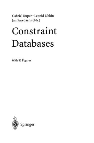 Tapa de Constraint Databases