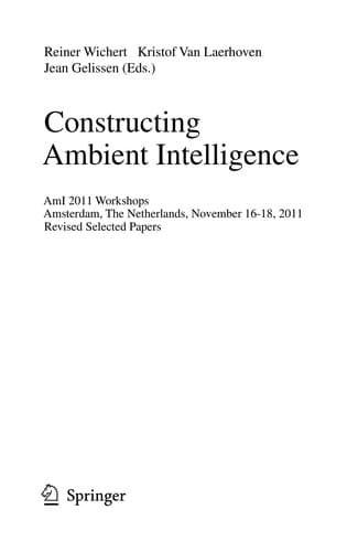 Tapa de Constructing Ambient Intelligence