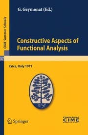 Tapa de Constructive Aspects of Functional Analysis