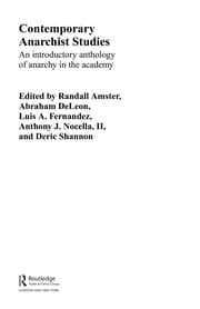 Tapa de Contemporary Anarchist Studies