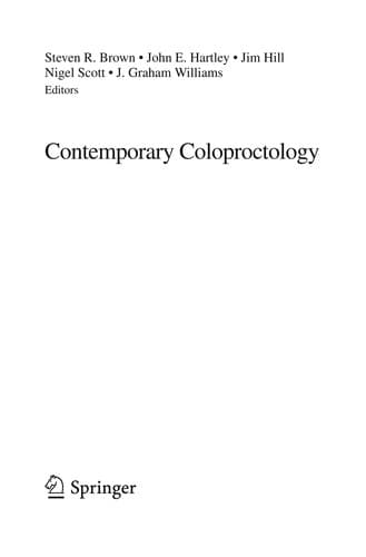 Tapa de Contemporary Coloproctology