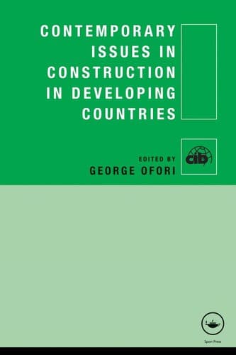 Tapa de Contemporary issues in construction in developing countries