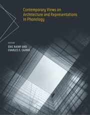 Tapa de Contemporary views on architecture and representations in phonology