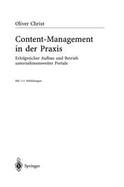 Tapa de Content-Management in der Praxis