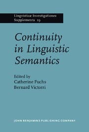 Tapa de Continuity in linguistic semantics