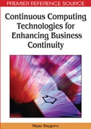 Tapa de Continuous computing technologies for enhancing business continuity