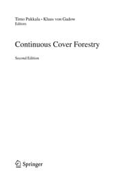 Tapa de Continuous Cover Forestry
