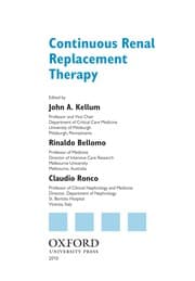 Tapa de Continuous renal replacement therapy