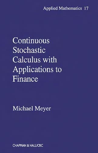 Tapa de Continuous stochastic calculus with applications to finance