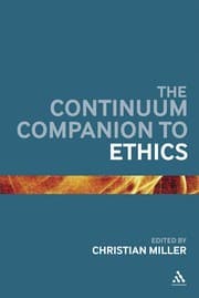 Tapa de The Continuum companion to ethics