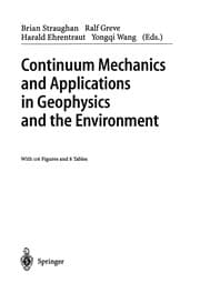 Tapa de Continuum Mechanics and Applications in Geophysics and the Environment