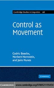Tapa de Control as movement
