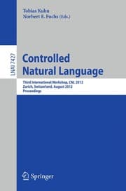 Tapa de Controlled Natural Language
