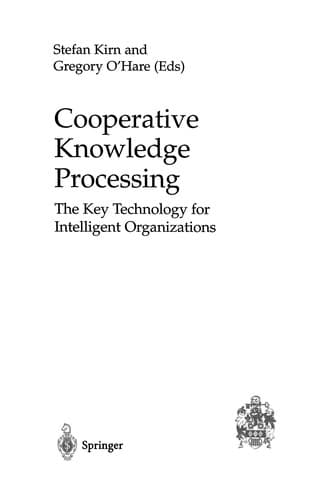 Tapa de Cooperative Knowledge Processing