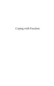 Tapa de Coping with freedom