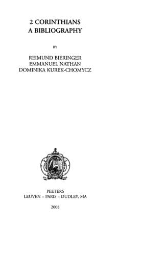 Tapa de 2 Corinthians