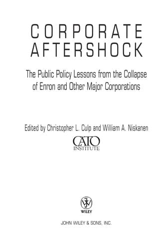 Tapa de Corporate aftershock
