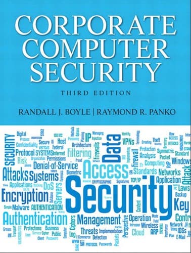 Tapa de Corporate computer security