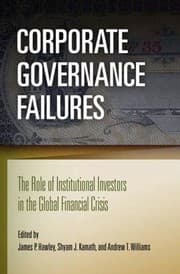 Tapa de Corporate governance failures
