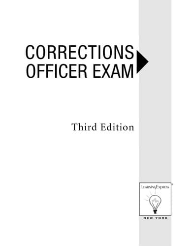 Tapa de Corrections officer exam