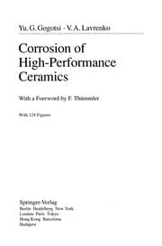 Tapa de Corrosion of High-Performance Ceramics
