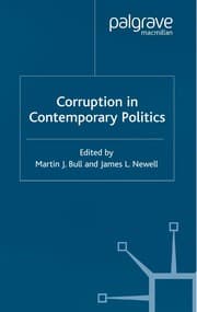 Tapa de Corruption in contemporary politics