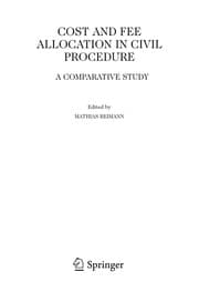 Tapa de Cost and fee allocation in civil procedure