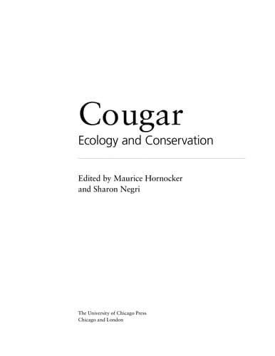 Tapa de Cougar