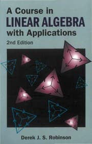 Tapa de A course in linear algebra with applications