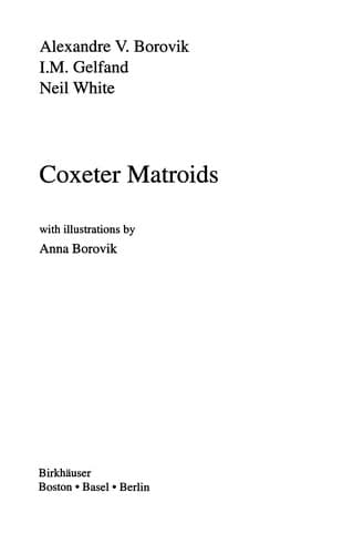 Tapa de Coxeter Matroids