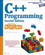Tapa de C++ programming for the absolute beginner