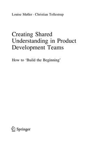 Tapa de Creating Shared Understanding in Product Development Teams