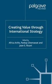 Tapa de Creating value through international strategy
