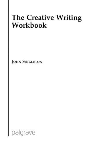 Tapa de The creative writing workbook