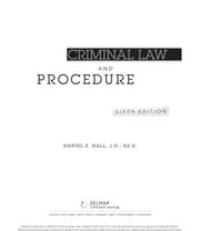 Tapa de Criminal law and procedure