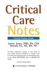 Tapa de Critical care notes