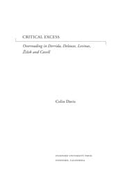 Tapa de Critical excess