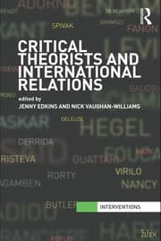 Tapa de Critical theorists and international relations