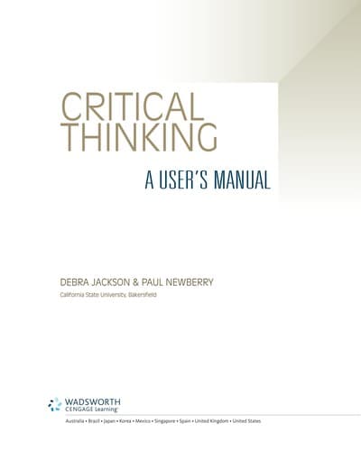 Tapa de Critical thinking