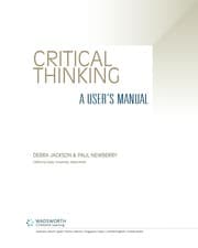 Tapa de Critical thinking