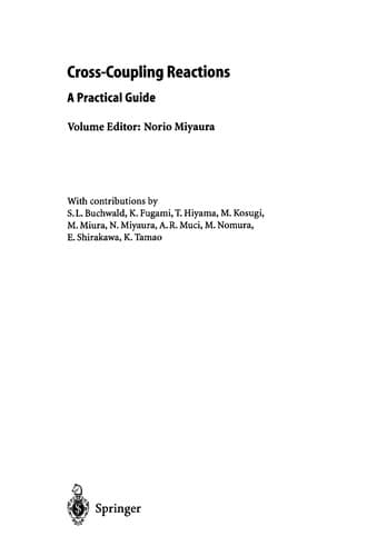 Tapa de Cross-coupling reactions