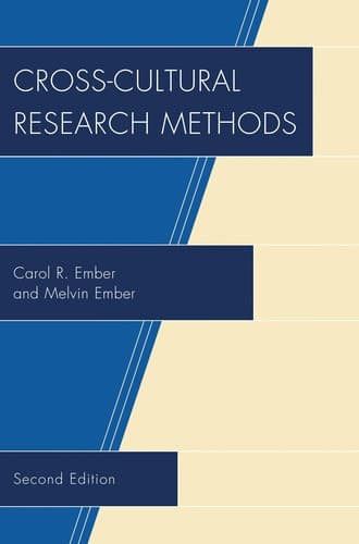 Tapa de Cross-cultural research methods