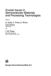 Tapa de Crucial Issues in Semiconductor Materials and Processing Technologies