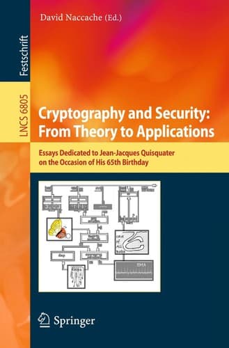 Tapa de Cryptography and Security: From Theory to Applications